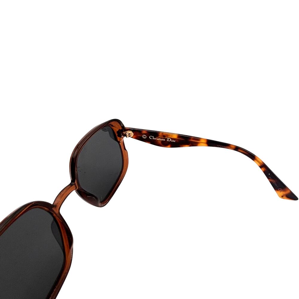 Christian Dior Nuance Gray Rounded Tortoise Shell Sunglasses - Picture 5 of 7